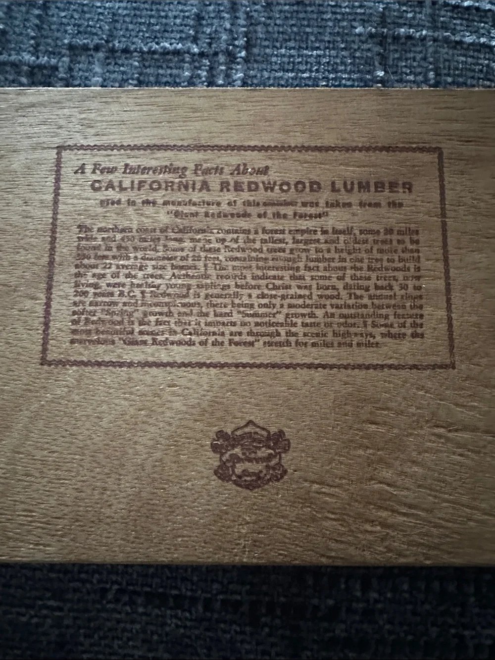 Vtg California Redwood Tray San Gabriel Fiesta 14